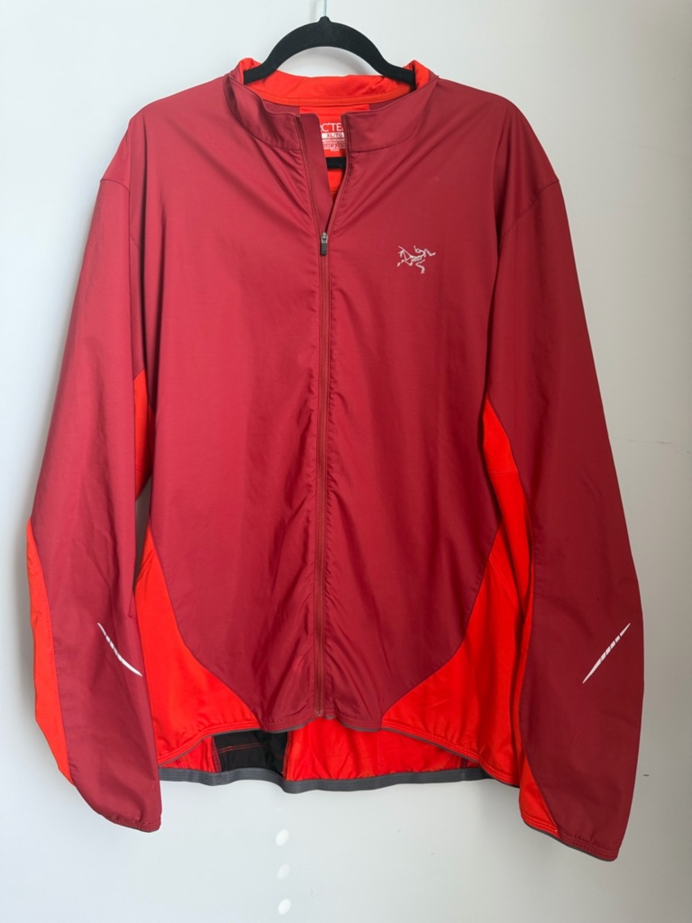 Arc'teryx Darter Men's Lightweight Shell Jacket Red Orange Size XL - Picture 2 of 15